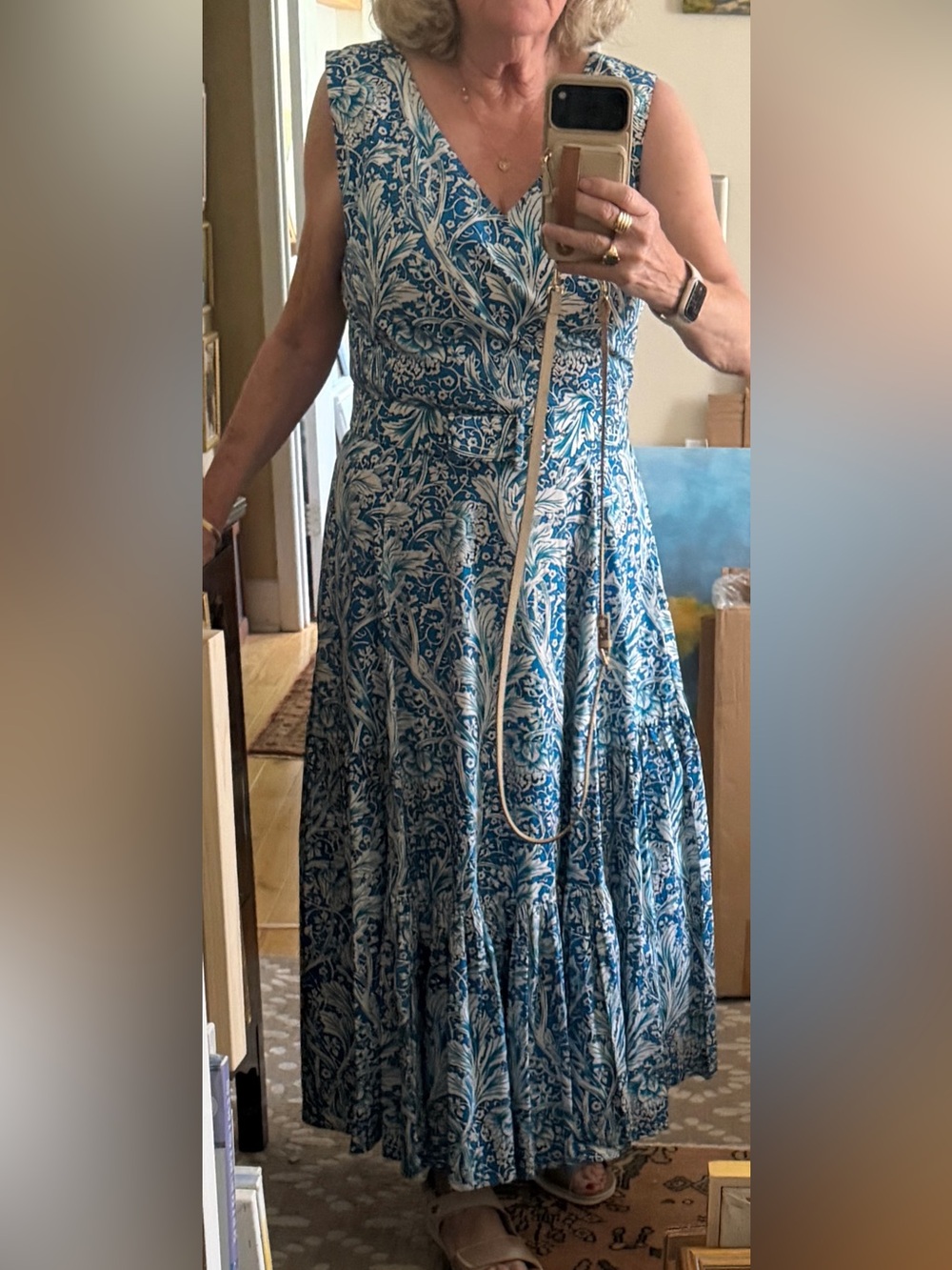 Beautiful Samantha Sung maxi dress. Flattering and versatile. NWT. 16.
